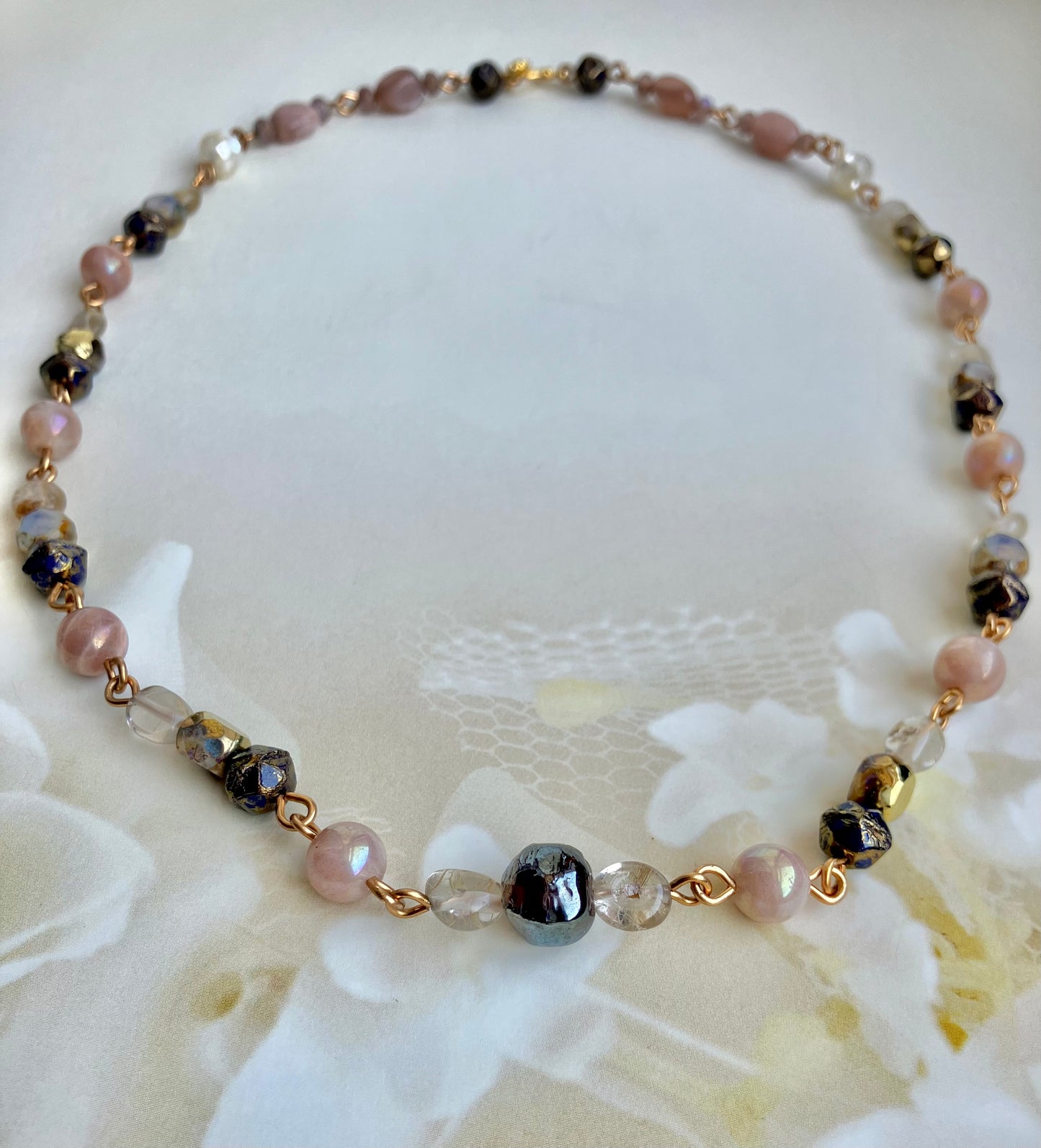 "Rosalinda" Handmade Statement Necklace