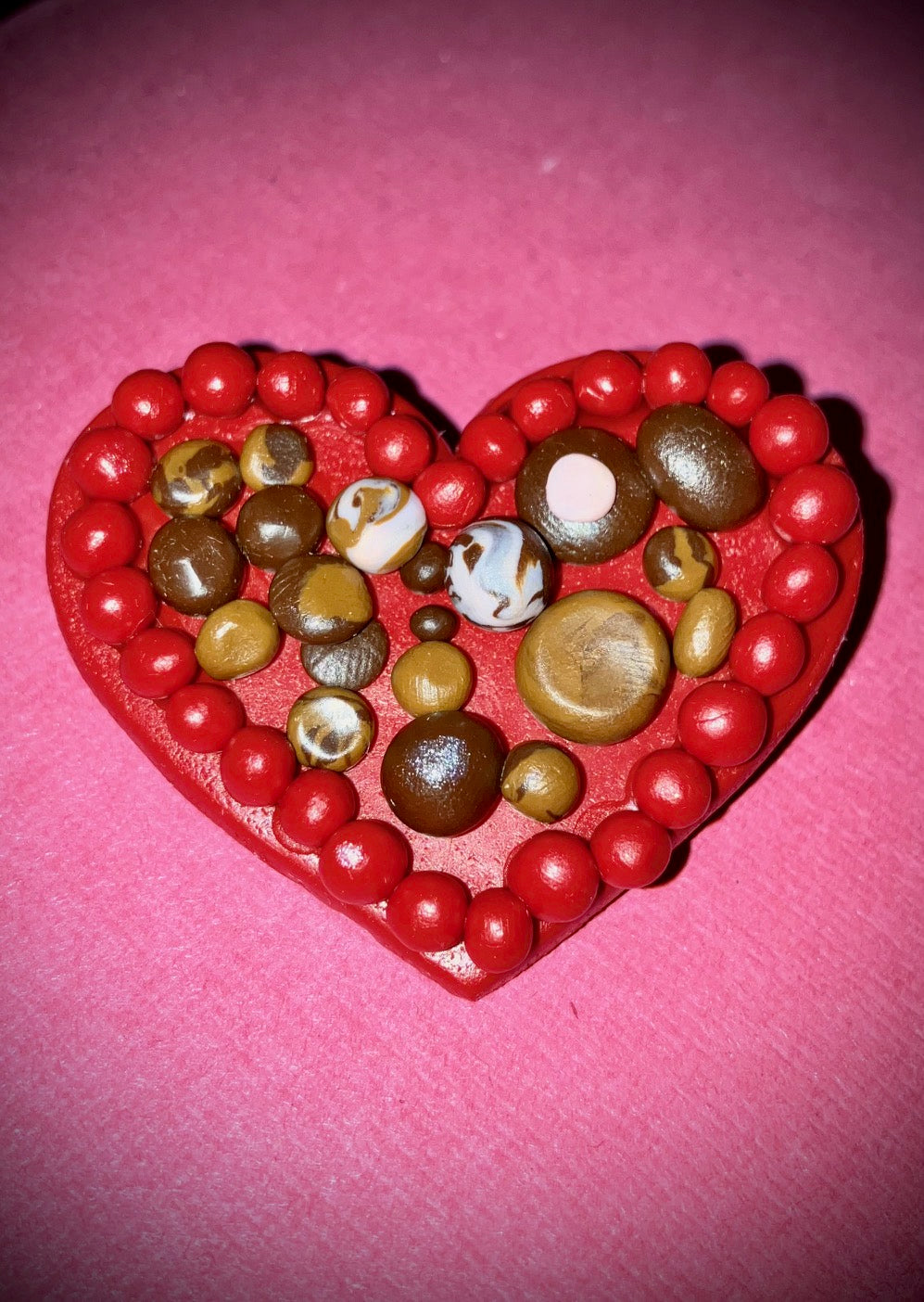 Valentine's Day Chocolate Candy Box Clay Fashion Brooch – Bronx