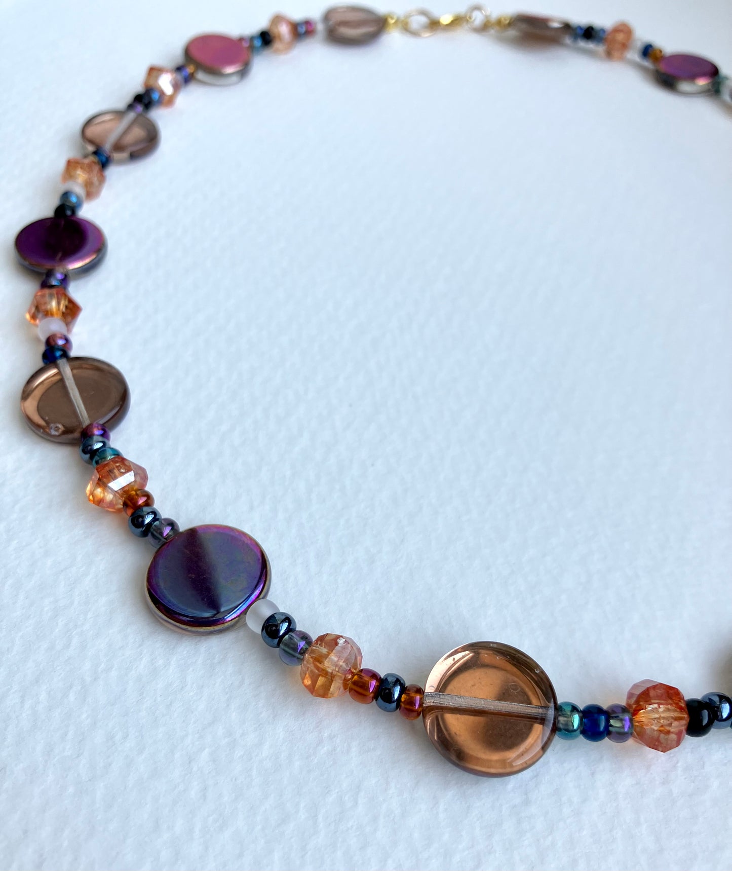 "Venus" Handmade Glass Beaded Necklace