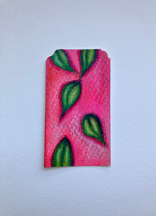 Handmade Mini Hot Pink Bookmark