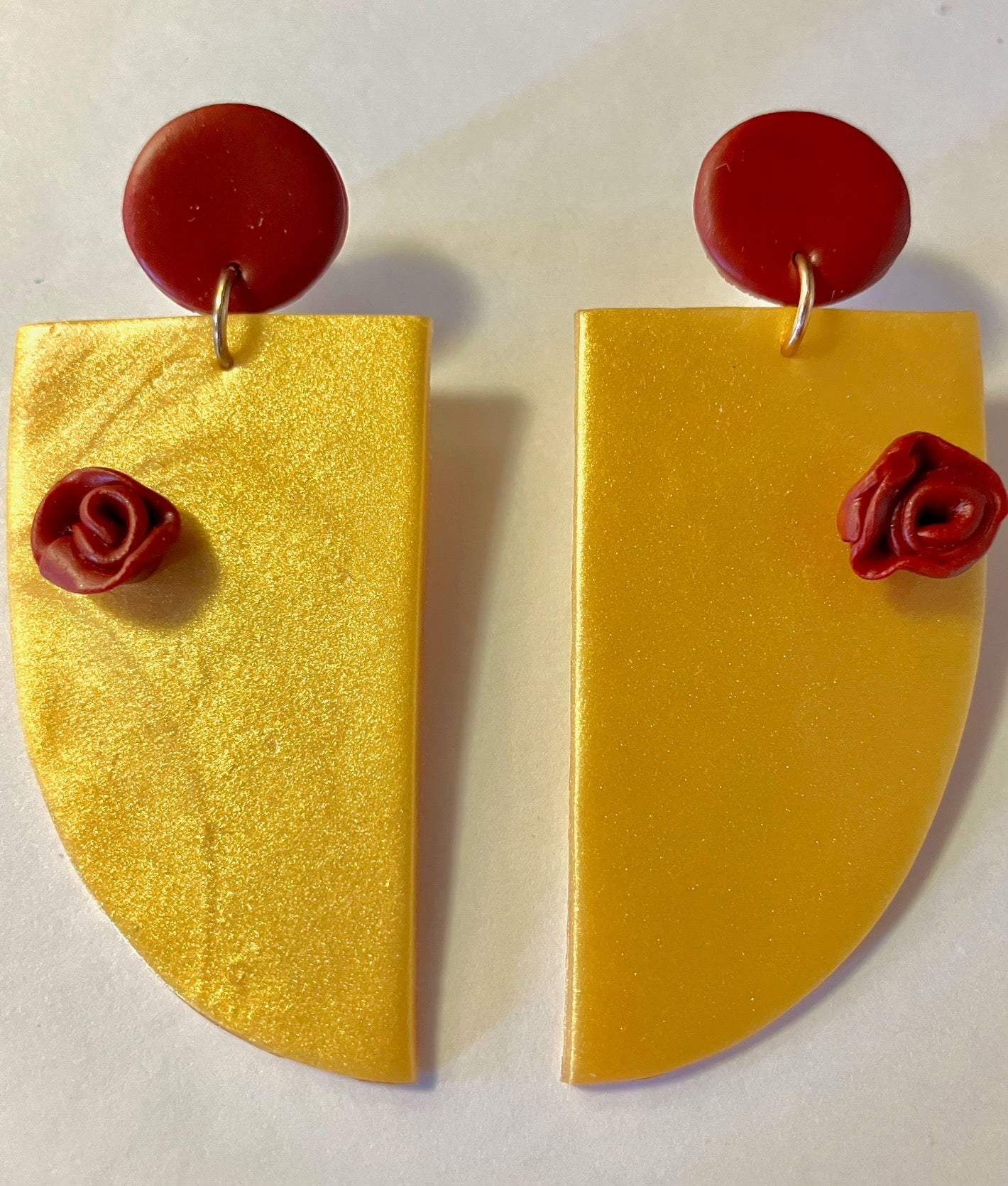 "Love Armor" Clay Earrings