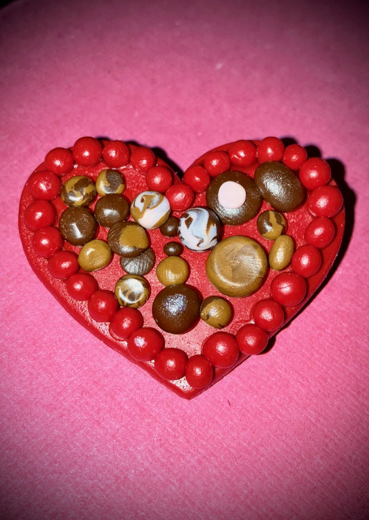 Valentine's Day Chocolate Candy Box Clay Fashion Brooch
