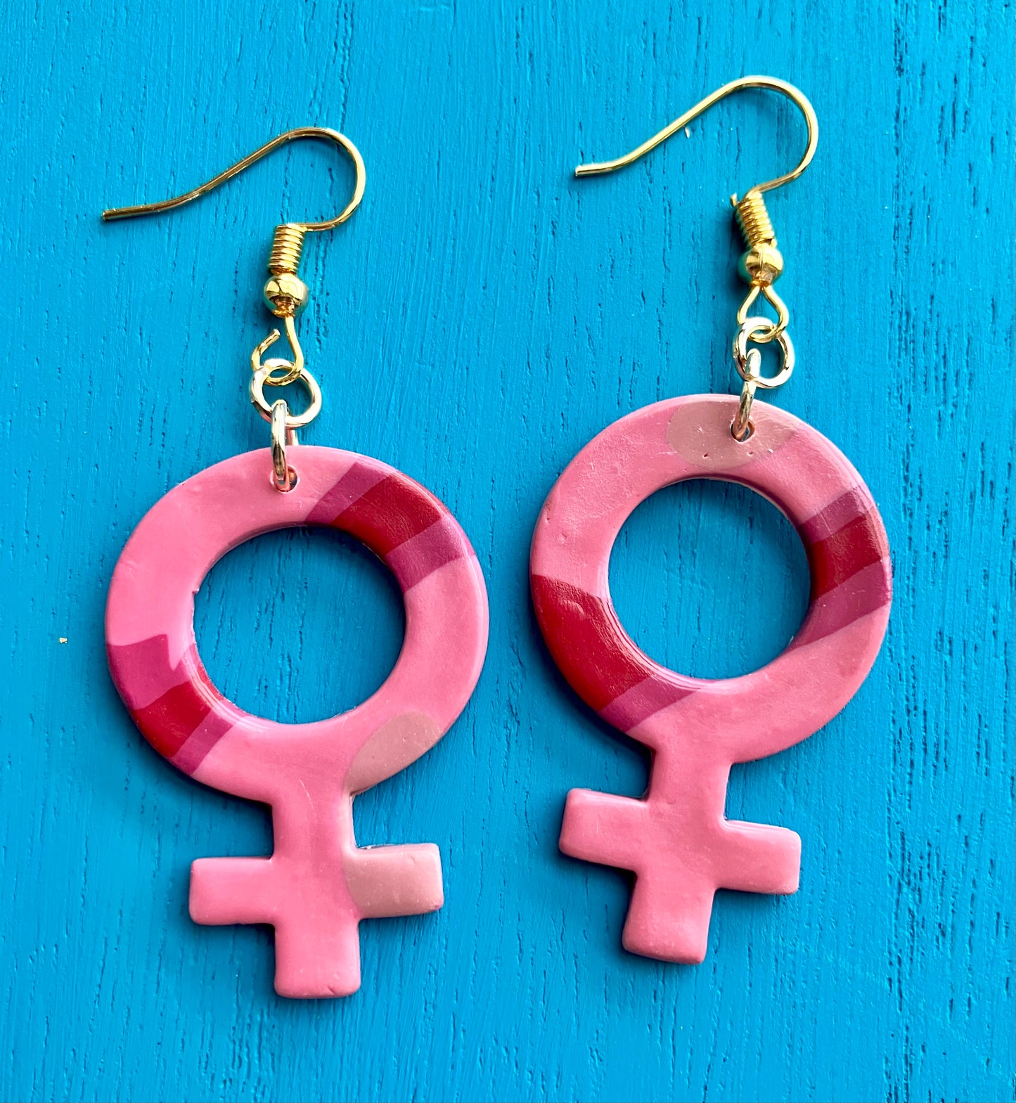 "Sisters United" Women's History Month Inspired Clay Earrings