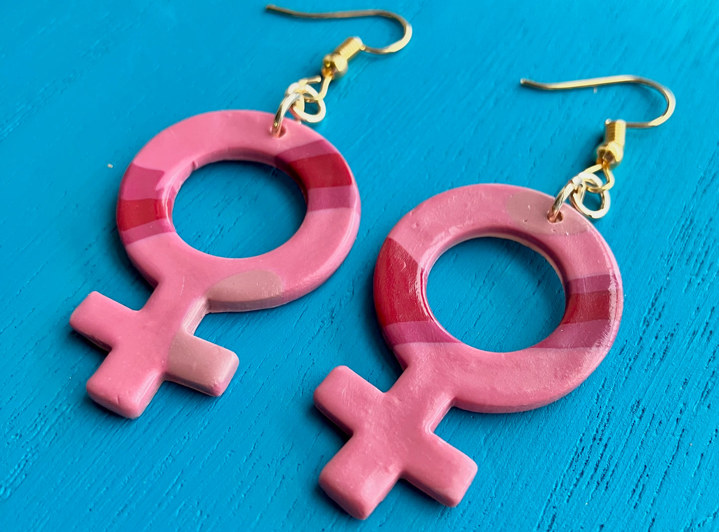 "Sisters United" Women's History Month Inspired Clay Earrings